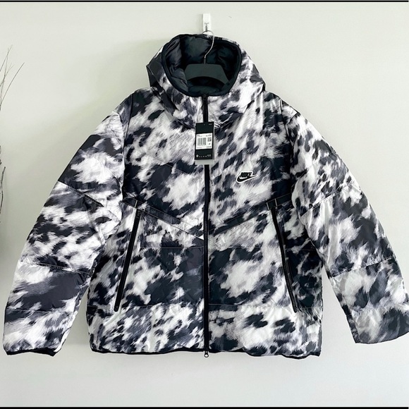 Nike NSW Down-Fill Windrunner Aop Shield Jacket Men's Winter jackets Size XXL - Picture 15 of 15